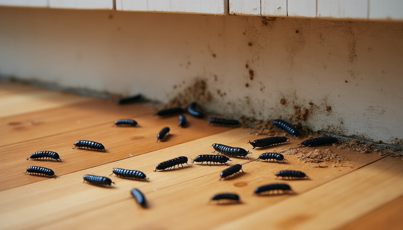 Lire la suite à propos de l’article Petites larves noires dans la maison : quelle espèce, d&rsquo;où viennent-elles et comment éliminer le problème