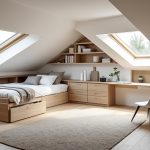 Petite chambre mansardée : comment optimiser chaque centimètre carré avec des meubles sur mesure ou astucieux