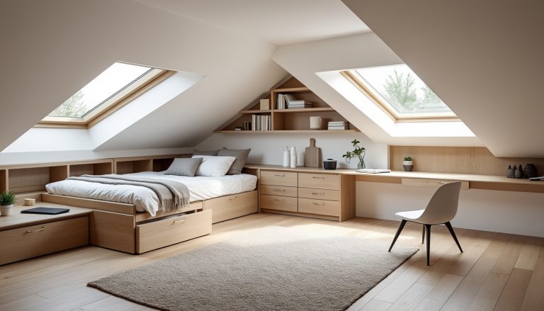 découvrez comment optimiser chaque centimètre carré d'une petite chambre mansardée grâce à des meubles sur mesure et des astuces pratiques pour un espace fonctionnel et agréable.