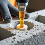 Utiliser la résine de scellement chimique dans un parpaing creux : technique bouchon de mousse et dosage