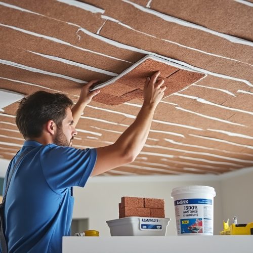 Habiller un plafond avec des briquettes de parement : avantages, poids, colle adaptée et pose pas à pas