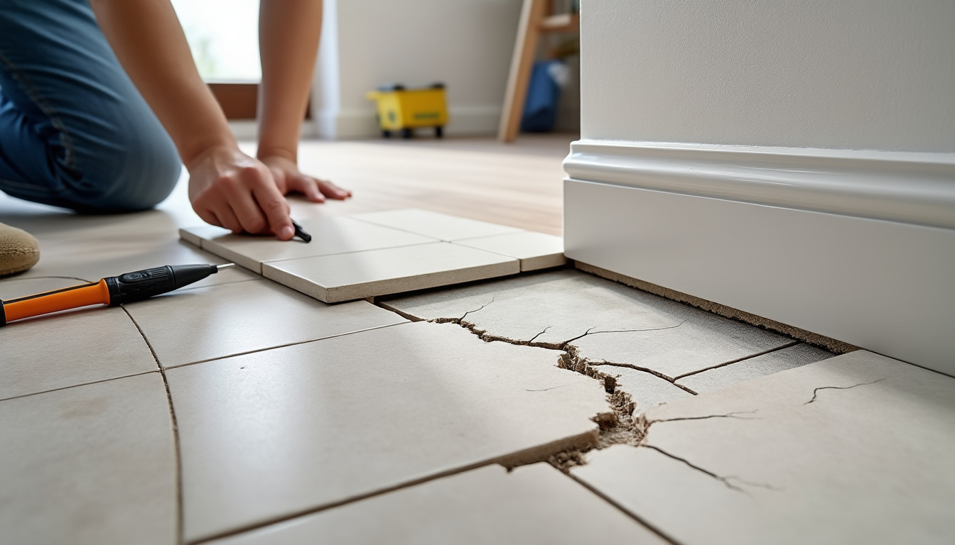 Lire la suite à propos de l’article Pourquoi un carrelage se fissure après plusieurs années : dilatation, chape, sous-couche, que faire